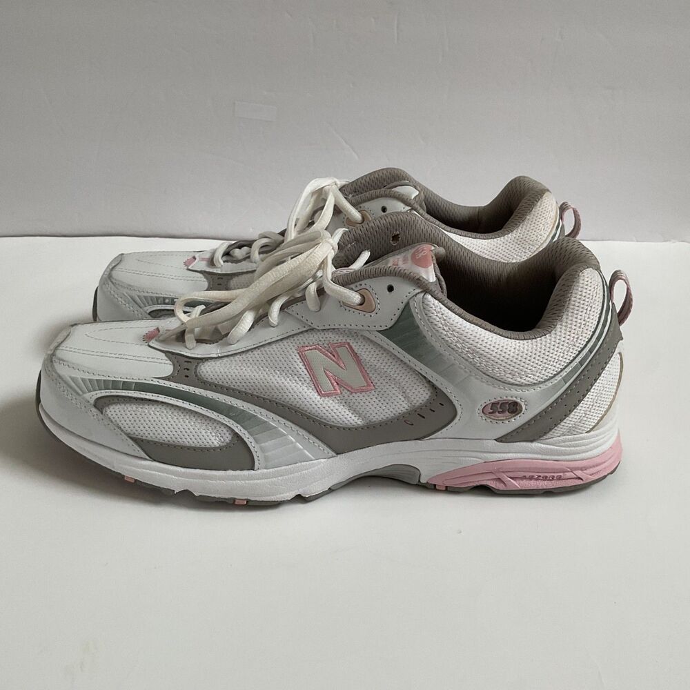New Balance Women's 558 Walking Shoes Sz 13D White Pink Comfort Made In USA